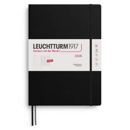 Weekly Planner & Notebook 2026 Master (A4+) Black