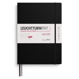 Academic Week Planner 2026 Master (A4+) 18 Months Black