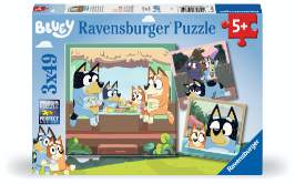 Puzzle Bluey 3x49 dílků