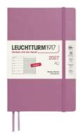 Týdenní plánovač & Zápisník Dusty Rose, Paperback B6+ 2027, Softcover, anglicky
