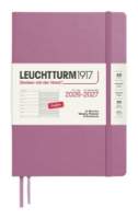Týdenní plánovač & Zápisník Dusty Rose, Medium A5 2027, 18měs., anglicky