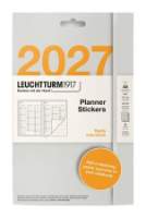 Plánovací samolepky 2027, Yearly overviews, Stickers Medium A5 Notebooks, anglicky