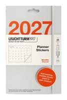 Plánovací samolepky 2027, Monthly Planner, Stickers Medium A5 Notebooks, anglicky