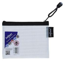 Kapsa na zip Zippa-Bag EVA clear mesh, A6, černá