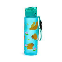Nerozbitná plastová láhev s víčkem - Kapybara 600 ml
