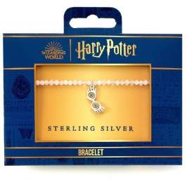 Harry Potter Náramek se stříbrným přívěskem - Lenka Láskorádová (růžový)