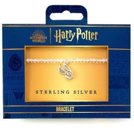Harry Potter Náramek se stříbrným přívěskem - Zlatonka (bílý)