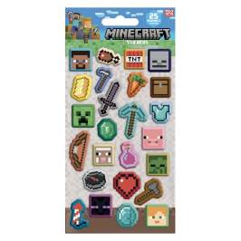 Samolepky 3D Minecraft