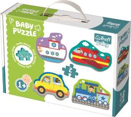 Trefl Puzzle Baby Doprava / 4x2 dílky