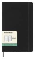 18měsíční diář Moleskine 2026-27 - tvrdé desky, L, týdenní, černý
