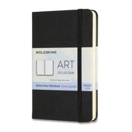 Skicář Moleskine Watercolour Notebook - S, černý