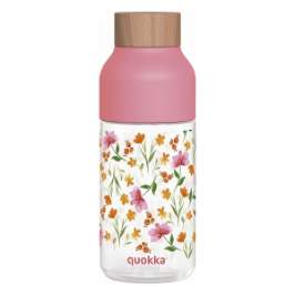 Plastová láhev Ice Pink Flowers 570 ml