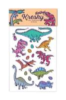 Kresky dočasné tetování - Dinosauři