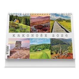 Krkonoše 2026 - stolní kalendář