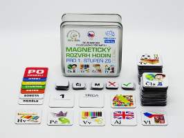 Magnetický rozvrh hodin pro 1. stupeň ZŠ - Pro kluky