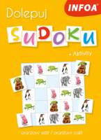 Dolepuj sudoku + Aktivity - oranžový sešit / oranžový zožit