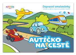 Autíčko na cestě – dopravní omalovánky A5