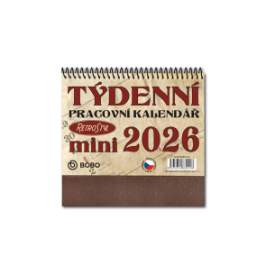 Pracovní kalendář 2026 MINI Retro