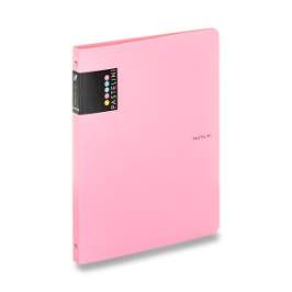 Pořadač PP A4 4kr. PASTELINI růžová