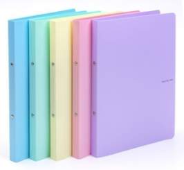 Pořadač PP A4 2kr. PASTELINI růžová