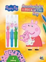 Prasátko Peppa - Omalovánky s foukacími fixy
