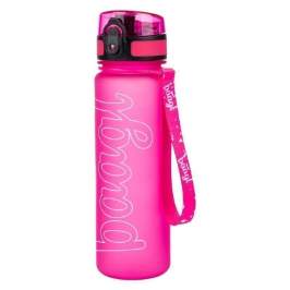 Tritanová láhev na pití Logo - růžová, 500 ml