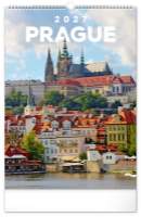 Kalendář 2027 nástěnný: Praha, 33 x 46 cm