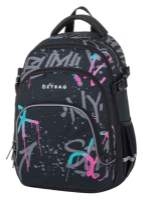 Studentský batoh OXY SCOOLER Grafitti Pink