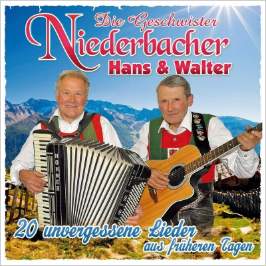 3CD Hans & Walter Niederbacher - Erinnerungen Aus Alten Zeiten