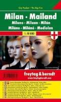 PL 110 CP Milán 1:10 000 / kapesní plán města