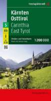 Korutany - Východní Tyrolsko 1:200 000 / automapa + rekreační mapa
