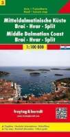 AK 0705 Pobřeží střední Dalmácie, Brač, Hvar, Split 1:100 000 (Chorvatsko List 3) /automap