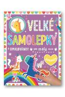 Velké samolepky a omalovánky pro malé ruce Jednorožci