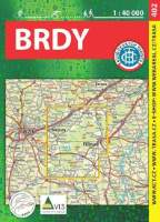 KČT 402 Brdy 1:40 000 Turistická mapa
