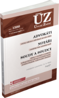 ÚZ č. 1634 - Advokáti, Notáři, Soudci a soudy