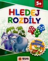 Hledej rozdíly - Zábavná cvičebnice 5+