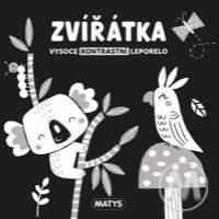 Vysoce kontrastní leporelo: Zvířátka