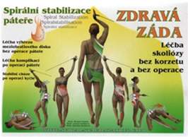 Zdravá záda - Cvičební Set, spirální stabilizace páteře (kniha Zdravá záda, CD, cvičební l