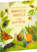 Broučci, motýli a další potvůrky - Kniha samolepek