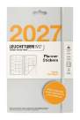 Plánovací samolepky 2027, Yearly overviews, Stickers Medium A5 Notebooks, anglicky