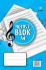 Notový blok A4, 25 listů