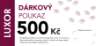Elektronický dárkový poukaz 500 Kč
