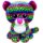 TY Boos DOTTY - barevný leopard 42 cm