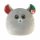 Ty Squish-a-Boos CHIPPER - šedá myš 22 cm