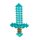 Minecraft replika zbraně 51 cm - Diamantový meč Minecraft replika zbraně 51 cm - Diamantový meč