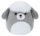 Squishmallows Šedobílý ovčácký pes - Arnold 13cm Squishmallows Šedobílý ovčácký pes - Arnold 13cm
