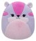 Squishmallows Fialovo-růžový chipmunk - Tamara Squishmallows Fialovo-růžový chipmunk - Tamara