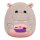 Squishmallows Šedý hroch se zmrzlinou Harrison Squishmallows Šedý hroch se zmrzlinou Harrison