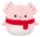 Squishmallows Růžový axolotl s šálou - Archie 30 cm