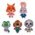 Zootropolis Plyšák 8 cm (5-Pack)